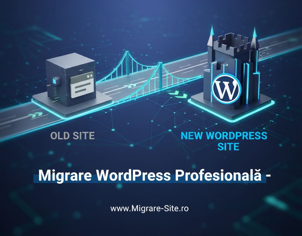 Migrare WordPress Profesională Serviciu de migrare WordPress profesională, transfer complet site fără pierderi SEO