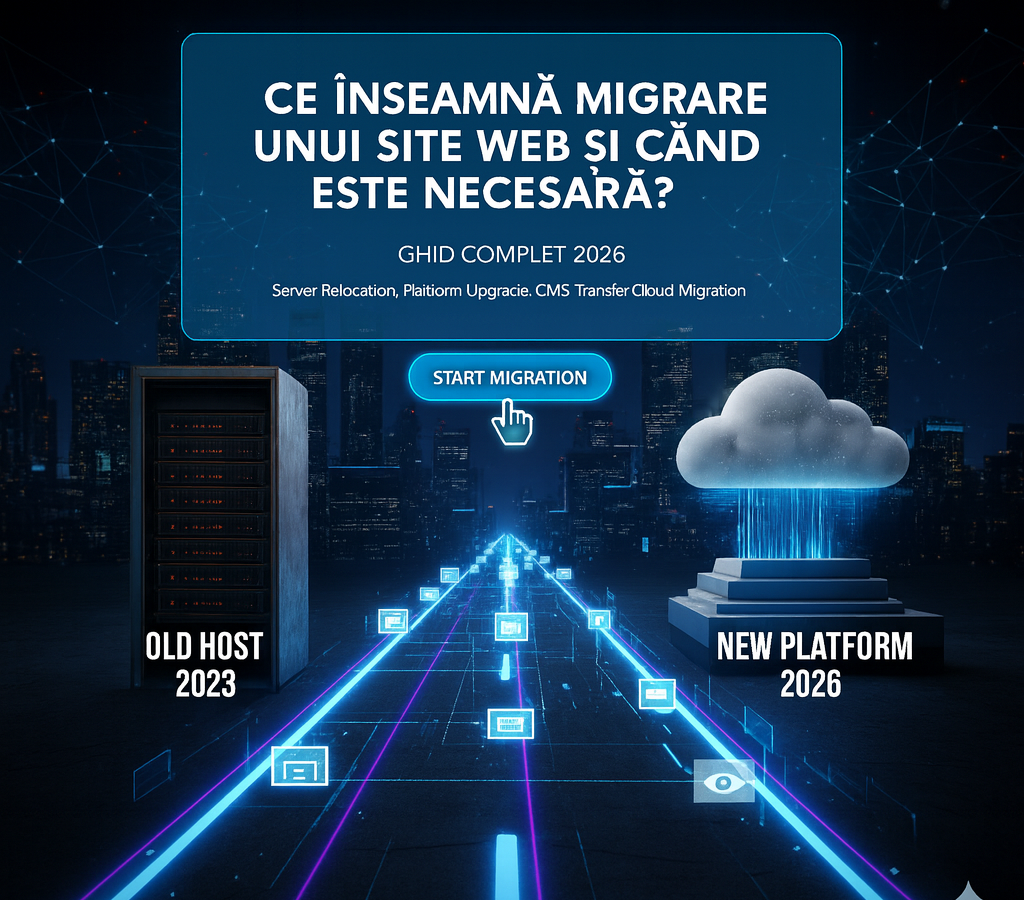 Ce înseamnă migrarea unui site web și când este necesară Ghid complet 2026