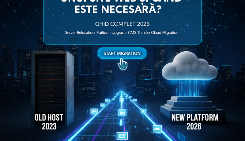 Ce înseamnă migrarea unui site web și când este necesară Ghid complet 2026